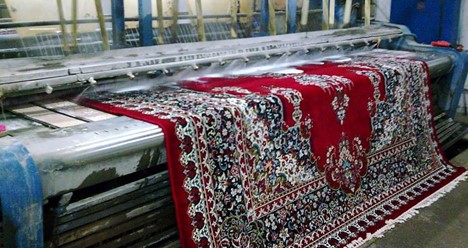 شستن فرش ماشینی در قالیشویی بهزاد