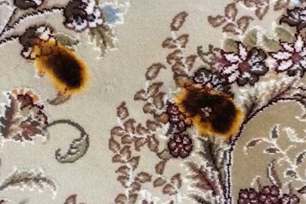 ترمیم سوختگی فرش